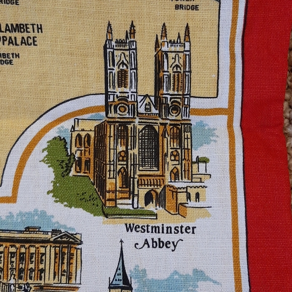 SOLD Linens | London Souvenir Tea Towel - Picture 6 of 11